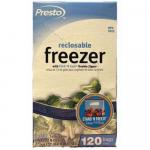 Presto Re-closable Freezer Bag, 120 Bags